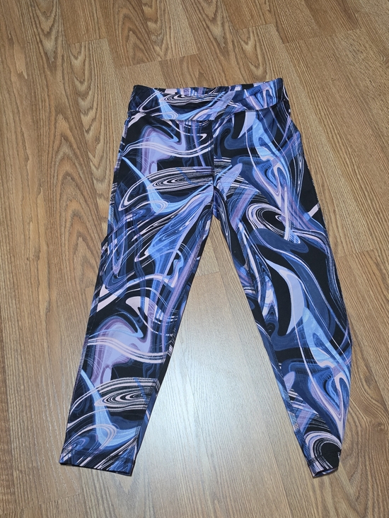 Ideology Pants - IDEOLOGY Women's  Marble Swirl Leggings in Blue & Purple